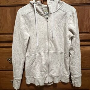 Tek Gear White Zip-Up Hoodie
